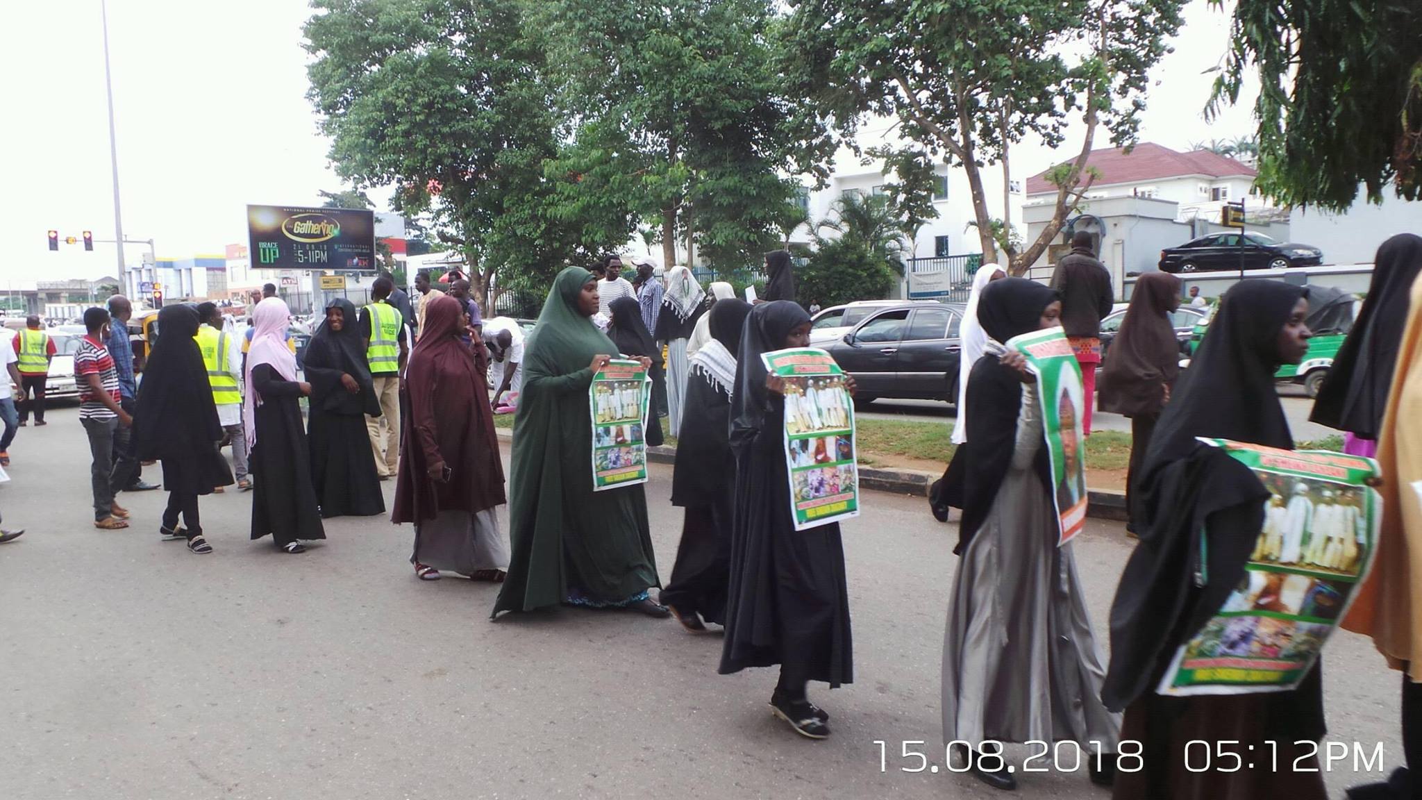 free zakzaky in abuja on wed 15th august 2018